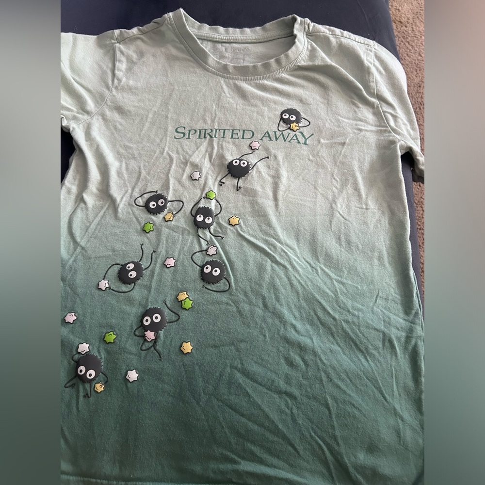 T shirt for kids age 8-9 . Spirited away shirt. Unisex. Slightly used , GC